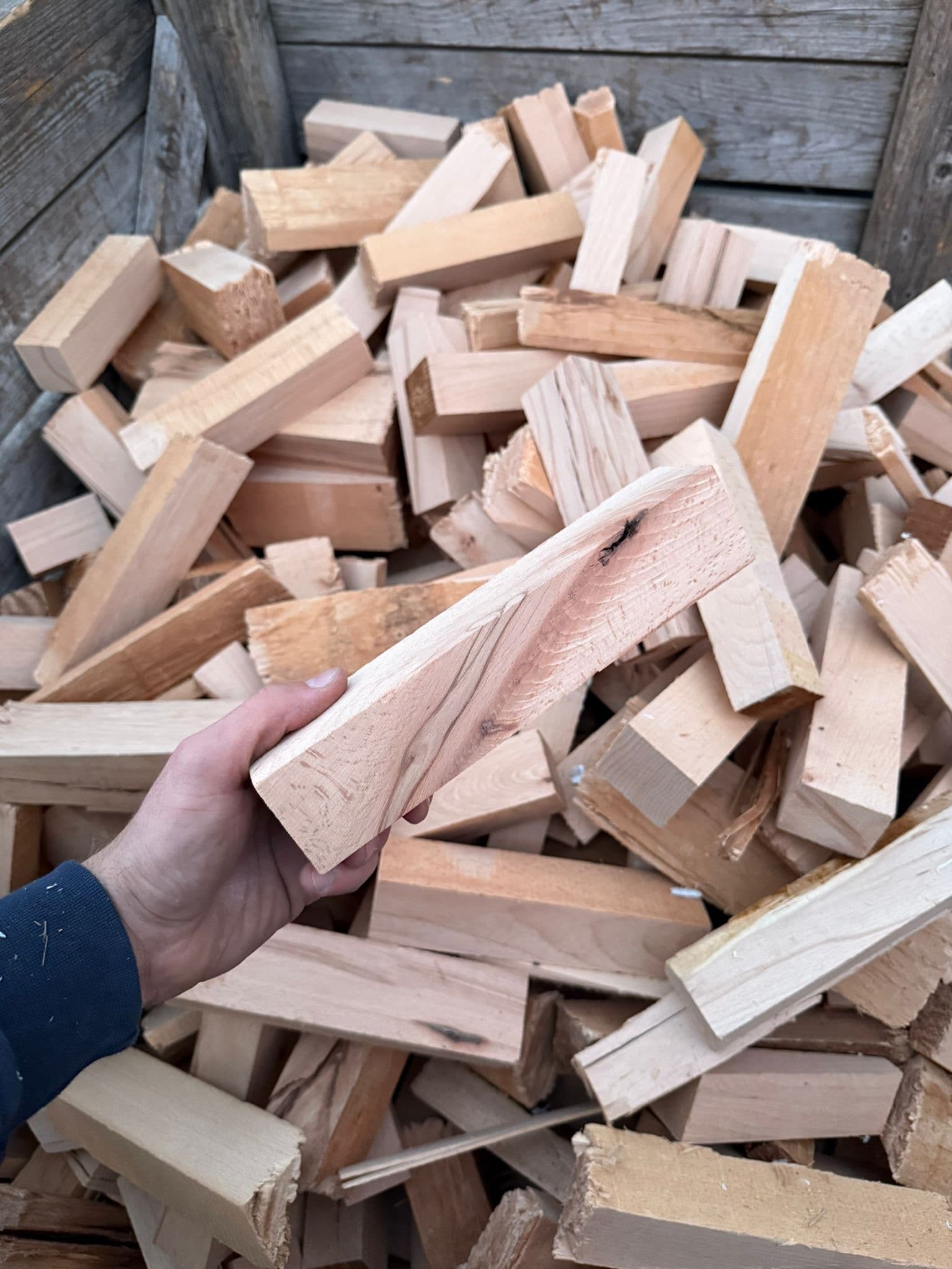 OP=OP: 1m3 Ovendroog Beuk – 20/25cm blokjes